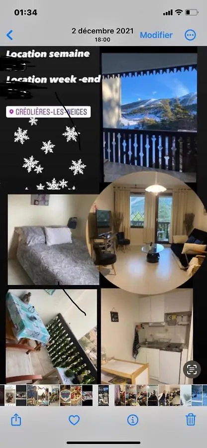Un Petit Coin De Paradis Beau 2 Pieces Greolieres Apartment